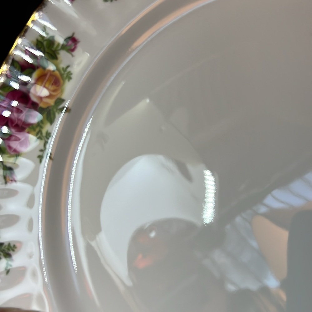 DINNER PLATE OLD COUNTRY ROSES 1962 ROYAL ALBERT BONE CHINA ENGLAND VINTAGE - Picture 9 of 10